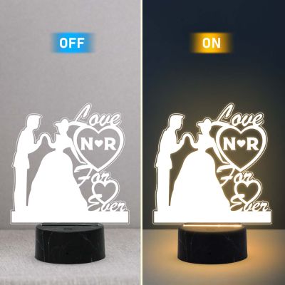 Love Forever lamp Gift for Valentine Day